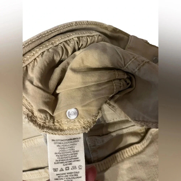 Free People High Busted Knee Jeans in Khaki, Womens Size 31 - Picture 5 of 8